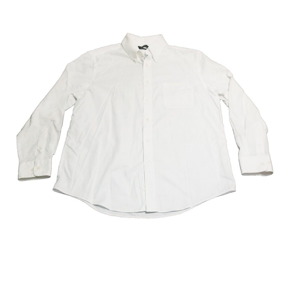 Ralph Lauren Black Label Shirt Men's Size XL White Stretch 17 Neck 34/35 Sleeve - Picture 2 of 4